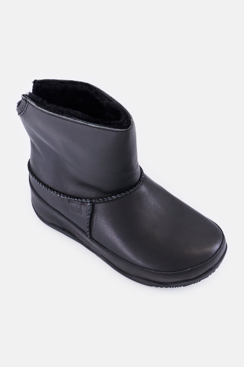 FitFlop حذاء موكلوك قصير للنساء، أسود - Image 1